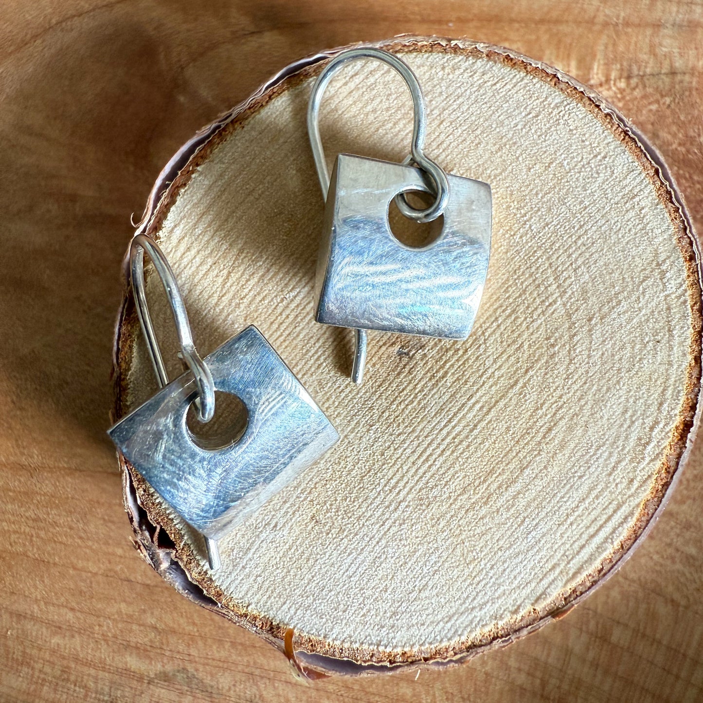 Loch Square Earrings
