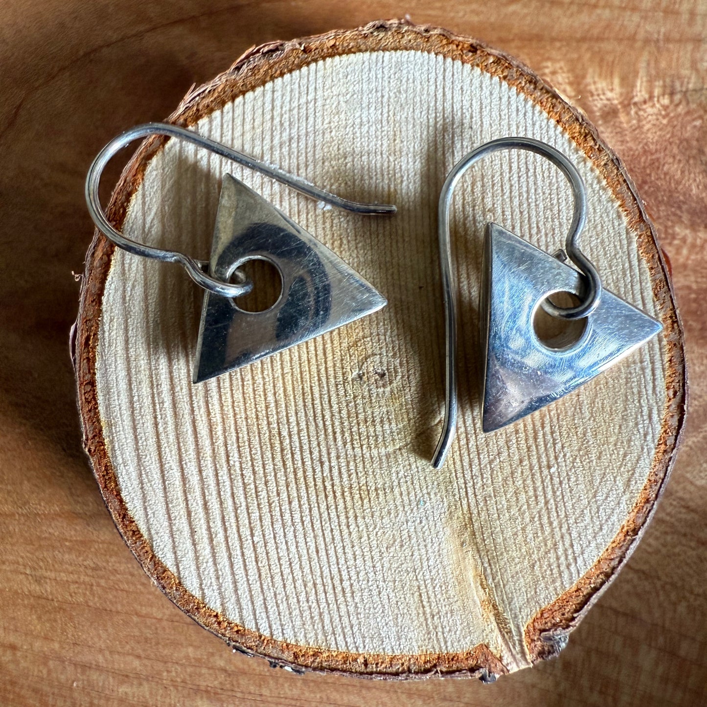 Loch Triangle Earrings