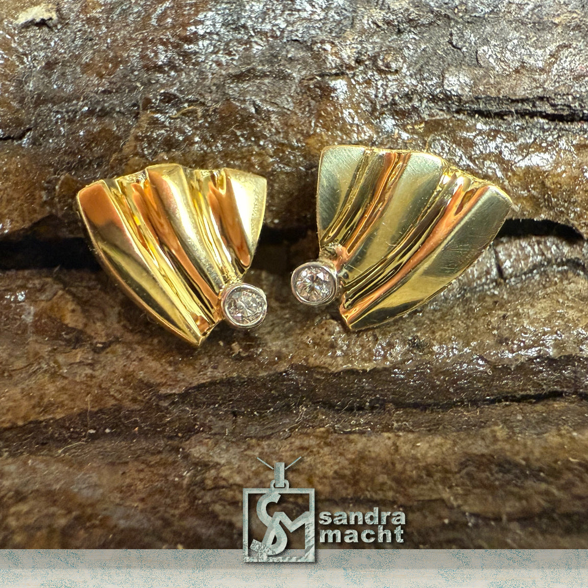 collection of 18 carat gold studs