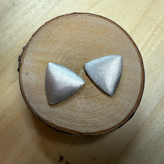 ARCHITEKT Triangular Sterling Silver Studs