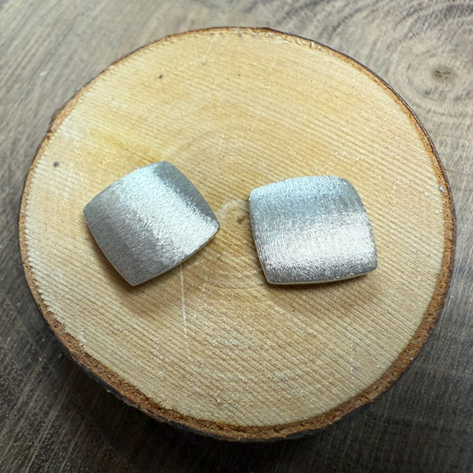 ARCHITEKT Square Sterling Silver Studs