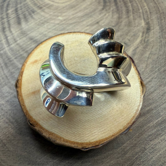 TRITTE (Steps) Sterling Silver Ring Large